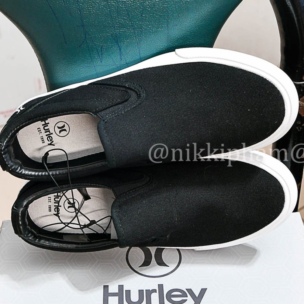 Hurley Men's Canvas Soft Cushioned Arlo Slip On Shoes - Picture 3 of 8